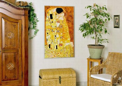 IHS 900, alu rám, redwell motiv - Klimt